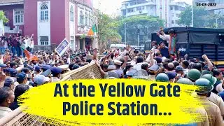 At the Yellow Gate Police Station, after MVA Government detained BJP leaders | Devendra Fadnavis