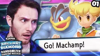THE RIVAL&rsquo;S RANDOMIZED TEAM WAS...! &bull; Pok&eacute;mon Brilliant Diamond Randomizer Hardcore Nuzlocke &bull; 01