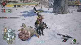 Monster Hunter Rise Gameplay - Hunting 6-star Barioth with Insect Glaive