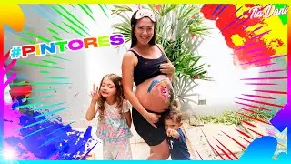 FIZEMOS UMA PINTURA GESTACIONAL NA TIA DANI