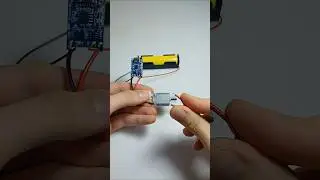 Auto-Cutoff Motor Protection Circuit! #diy #inventions #dcmotor #lithiumbattery #shorts #shortvideo