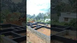 New house Basement filling sand #house #basement #excavation #shorts