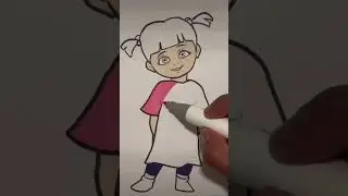 #monstersinc #boo #disney #shorts #alcoholmarkers #coloringbook