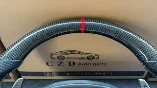 CZD Ford F150 carbon fiber steering wheel design show