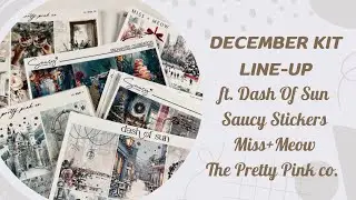 December 2024 Planner Kit Line-up ft. Dash of Sun, Saucy Sticker&rsquo;s Co, Miss+Meow, The Pretty Pink Co