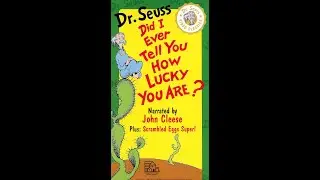 Dr. Seuss Video Classics: Did I Ever Tell You How Lucky You Are? (1993)