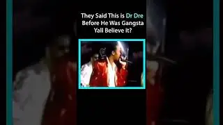 Dr Dre Before He Was Gangsta Yall Believe it? #knoeffort #rapper #Dre #music #americanrapper  #rap