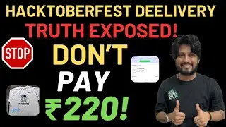 STOP! Don&rsquo;t Pay ₹220 for Hacktoberfest 2025 T-Shirt Delivery (Full Truth Explained)