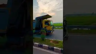 Bus window view