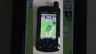Sky caddie SGX demo of the unit working