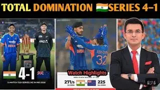 What a match! India post 271 & Destroy NZ to Sela series 4_1#cricket#v
