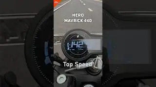 Hero Mavrick 440 acceleration and top speed 😅 #mavrick440