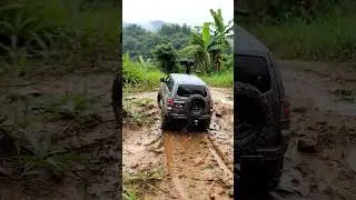 Miniature Car Battles Through Muddy Road &ndash; Real Offroad Action! #MiniatureCar #RCOffroad