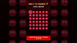 🔴 DANGER LEVEL! Can You Spot the Odd Red Monster (99% FAIL) #shorts