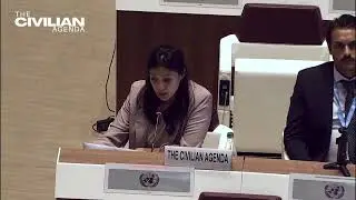 Statement on Autonomous Weapon Systems at the UN by Uldduz Sohrabi, The Civilian Agenda 2024