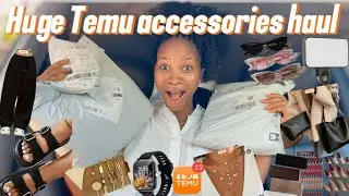 HUGE TEMU UNBOXING HAUL 2026 | 10 Items| is it worth it? (Sandals,smartwatch,joggers ,light,handbag)