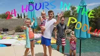24 HOURS OVERNIGHT IN THE POOL CHALLENGE