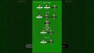 My dream team MI VS RR💙💔#dream11 #cricket #ipl2024 #my11circle #viral #shorts