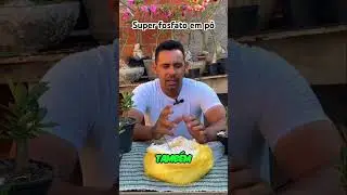 Uso do super fosfato simples em p&oacute; (parte 1) #dicasrosasdodeserto #shorts #plantas #rosadodeserto