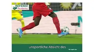 Regelkunde vom Ref erkl&auml;rt... (5) gleiches Vergehen