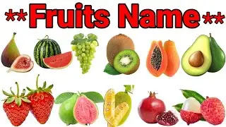 Fruits Name | English Phalon ke naam or Faide | New Abcds apple, banana