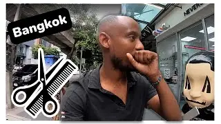 Is an EXPENSIVE HAIRCUT worth it? - Black Man Gets Haircut in Thailand 🇹🇭