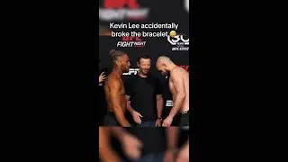 Kevin Lee broke the bracelet 😅