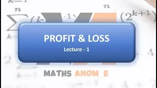 PROFIT & LOSS || BASIC TO ADVANCE || EI-PAO A || L - 1
