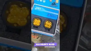 HJG HEAVY 4LED FOG LAMPWITH WIRING HARNESS 🔥