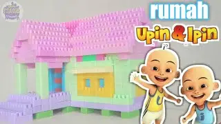 Membuat rumah upin ipin dari lego blok | miniatur rumah Upin Ipin