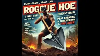 Rogue Hoe 6-Inch Steel Triangle A Blade &ndash; The Ultimate Garden & Fire Trail Hoe!