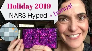 Holiday 2019 Nars Hyped eyeshadow palette: swatches/demo|Nars Free Lover Cheek palette