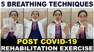 Breathing Exercises To Recover From Covid-19 | Exercises After Covid Recovery | Dr Pooja | #Corona