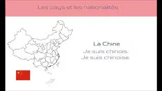 Les pays et les nationalités