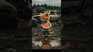 Poor cat trolled by his friends because he is #rabbitjourney
