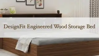 DESIGNFIT Engineered wood storage Bed Assembly video