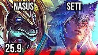 NASUS vs SETT (TOP) | 8/3/8 | KR Master | 25.9