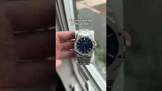 JAPAN EXCLUSIVE AP Royal Oak White Gold Blue Dial 🔥 #audemarspiguet #timepiece