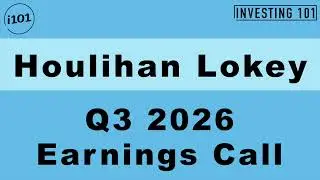 Houlihan Lokey Q3 2026 Earnings Call