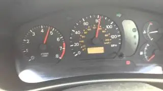 Mitsubishi Lancer 1.3 12V acceleration 0-150km/h