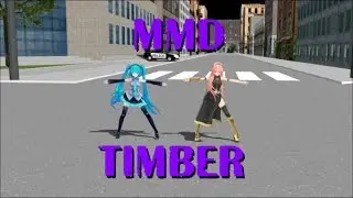 [ MMD ] Kesha - Timber: Miku, Luka  |DOWNLOAD motion AND stage|