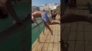 Dock jumping in Albufeira