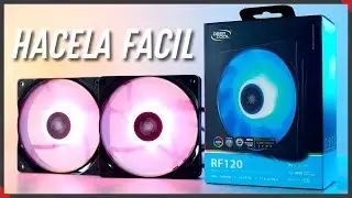 Fans RGB para cualquier PC | Review DeepCool RF120