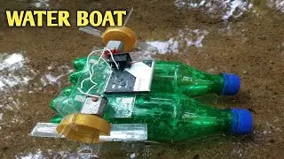 How to make a high speed boat using A plastic bottle sprite _ DiY