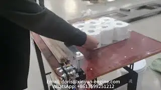 Cheap Price Toilet Paper Bathroom Tissue Bundler Plastic Bag Sealing Machine in Peru