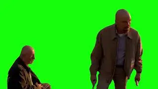 Walter White Kills Mike Ehrmantraut (Breaking Bad) Green Screen Meme (Not copyright)