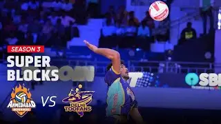 Super Blocks | Match 36 | Ahmedabad Defenders vs Delhi Toofans | PVL Season 3