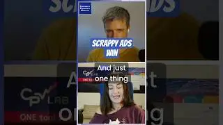 Scrappy ads convert better than perfect ads-  #affiliatemarketing #podcast