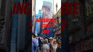 Big Crowd At Hosier Lane Street Art Melbourne Australia #travel #art #australia #tourism #Melbourne