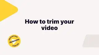 Tutorial: How to trim video in Animoto